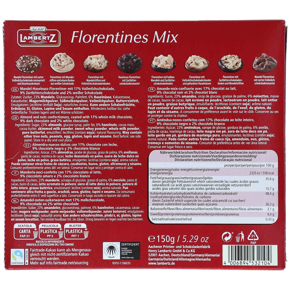 Lambertz Florentines Mix 150g