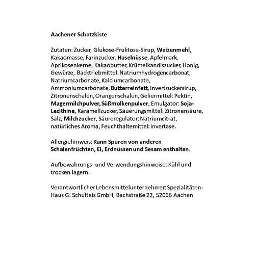 Lambertz Gebäckmischung Aachener Schatzkiste Metalltruhe 2kg