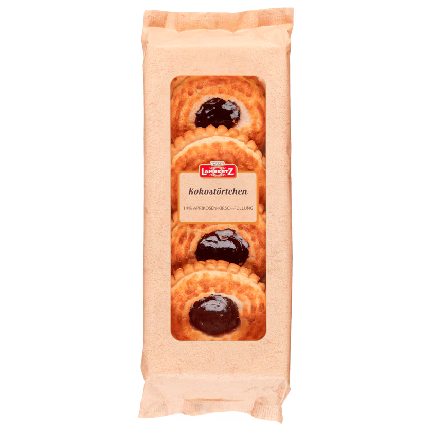 Lambertz Kokostörtchen Aprikose-Kirsch 200g