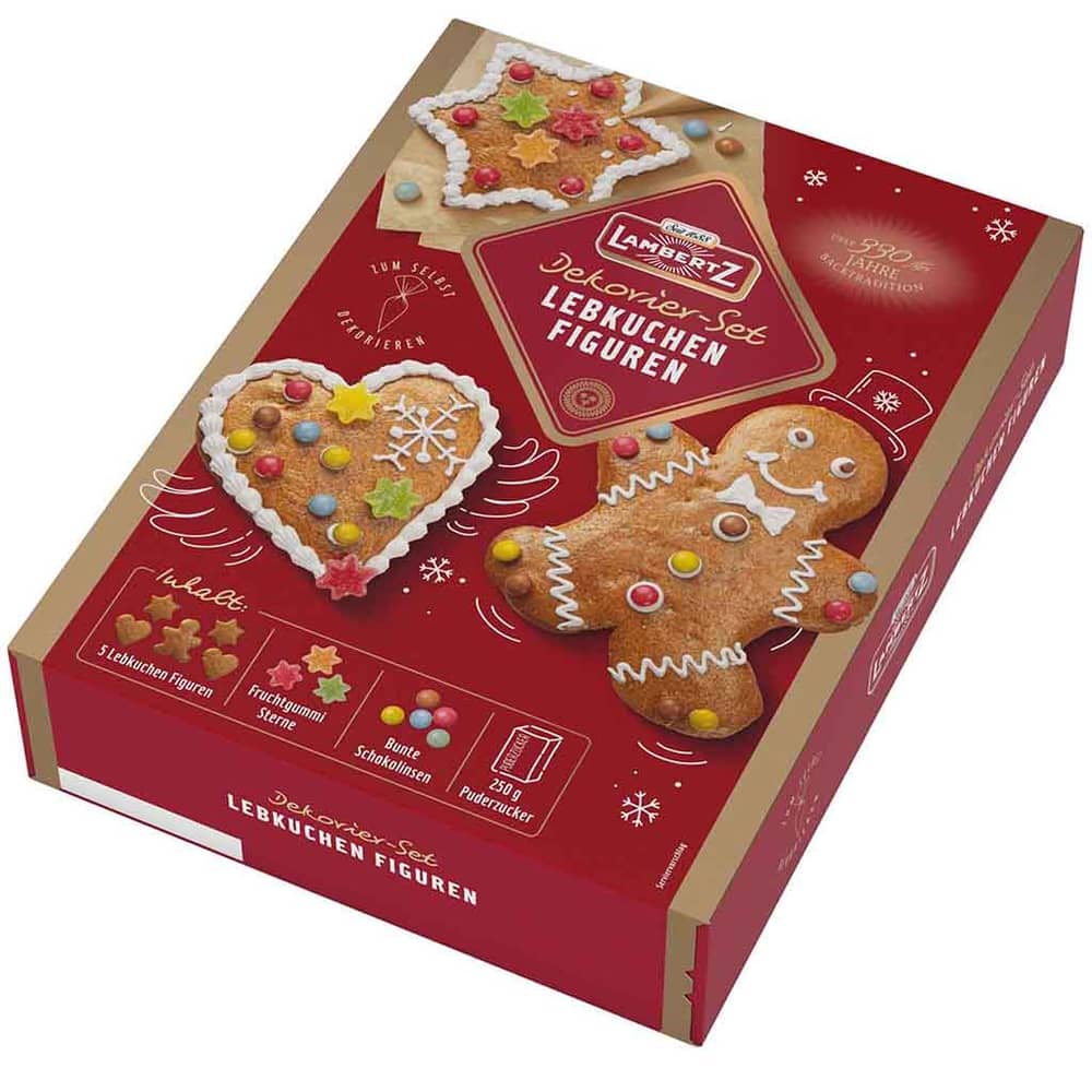 Lambertz Lebkuchen-Figuren Dekorier-Set 480 g