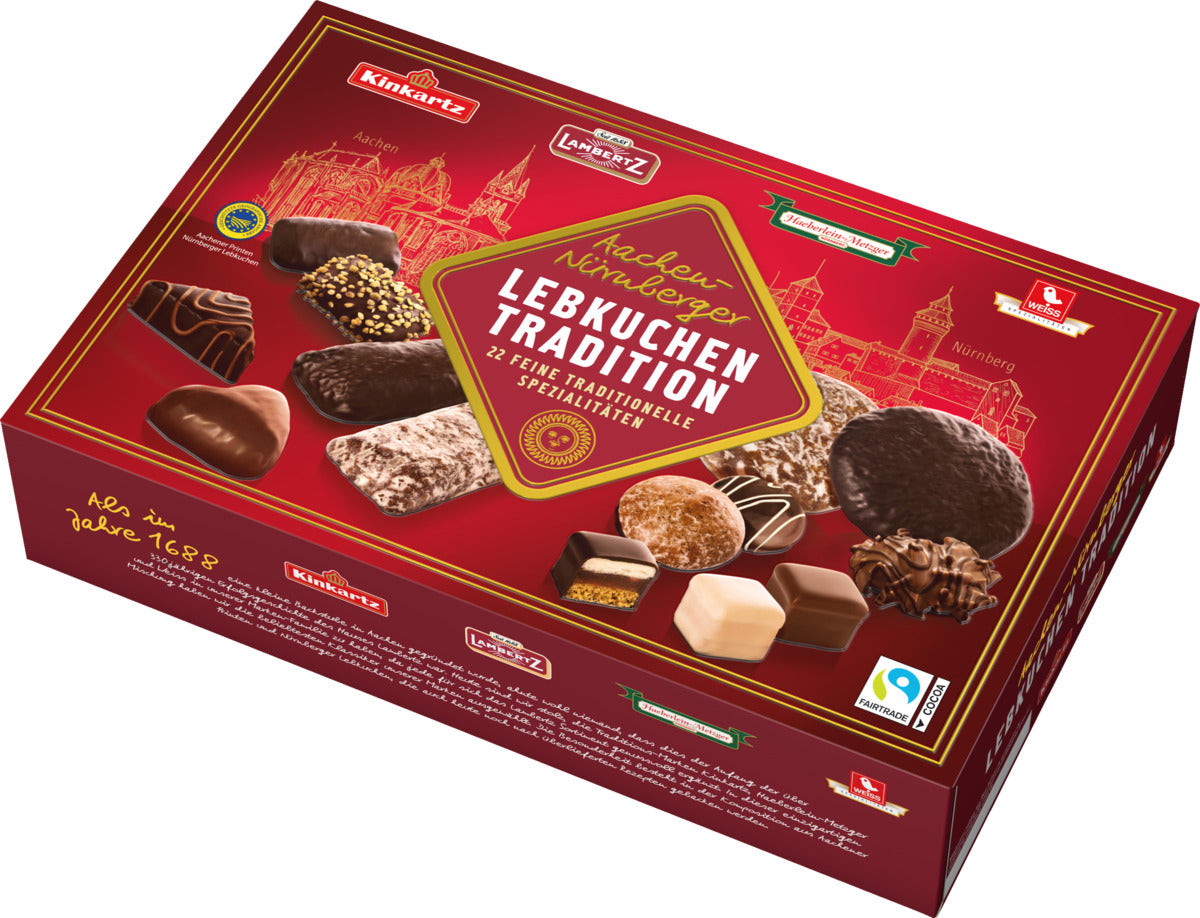 Lambertz Aachen-Nürnberger Lebkuchen Tradition 500 g – Originalverpackung