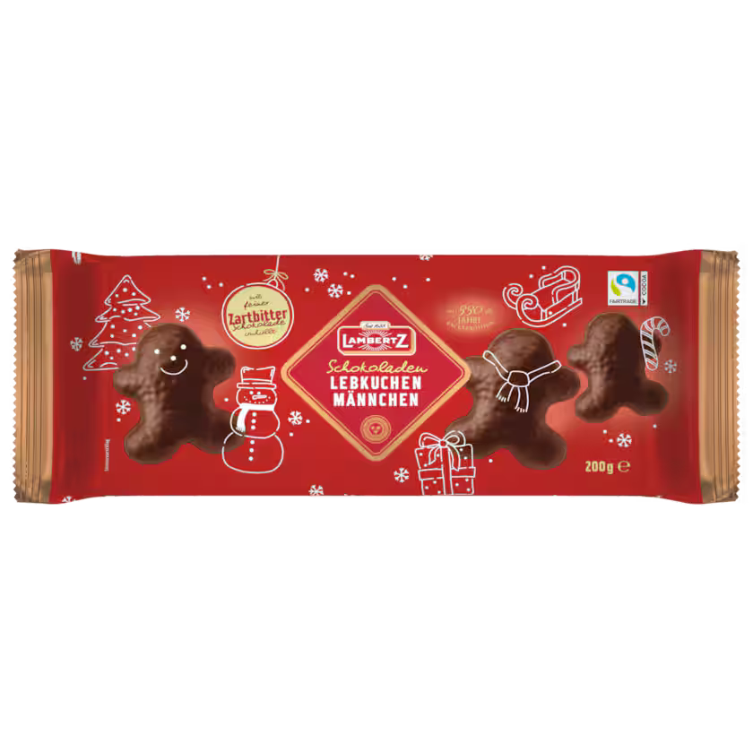Lambertz Lebkuchenmännchen Zartbitter 200g