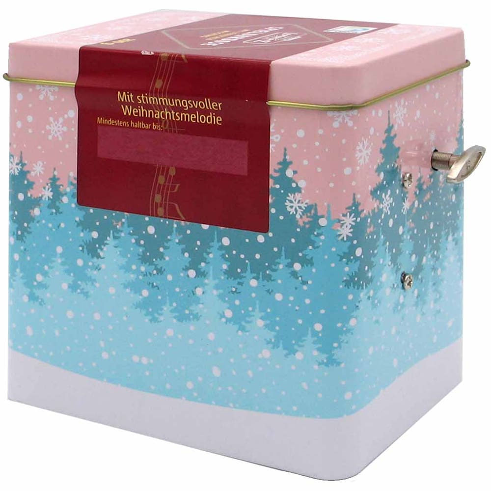 Lambertz Spieluhrdose mit Lebkuchenmischung Pink 200g