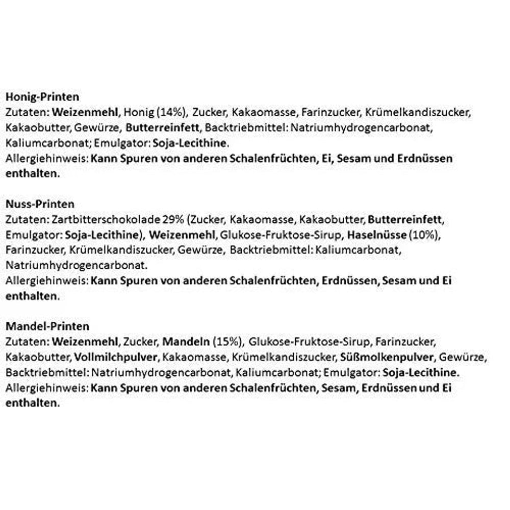 Lambertz Weihnachtsgebäck Kaisertruhe Gebäckmischung Geschenkbox, 1050g