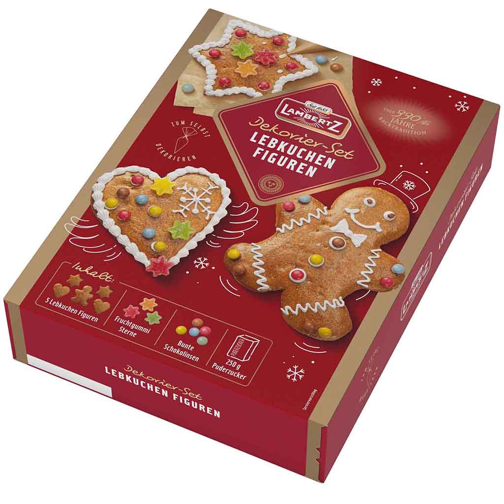 Lambertz Lebkuchen-Figuren Dekorier-Set 480 g