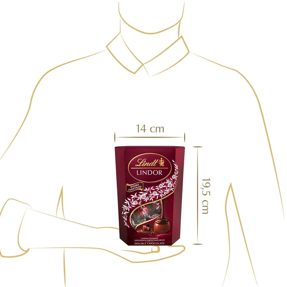 LINDOR Cornet Double Chocolate, 500g