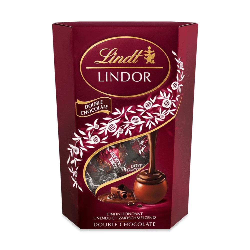 LINDOR Cornet Double Chocolate, 500g