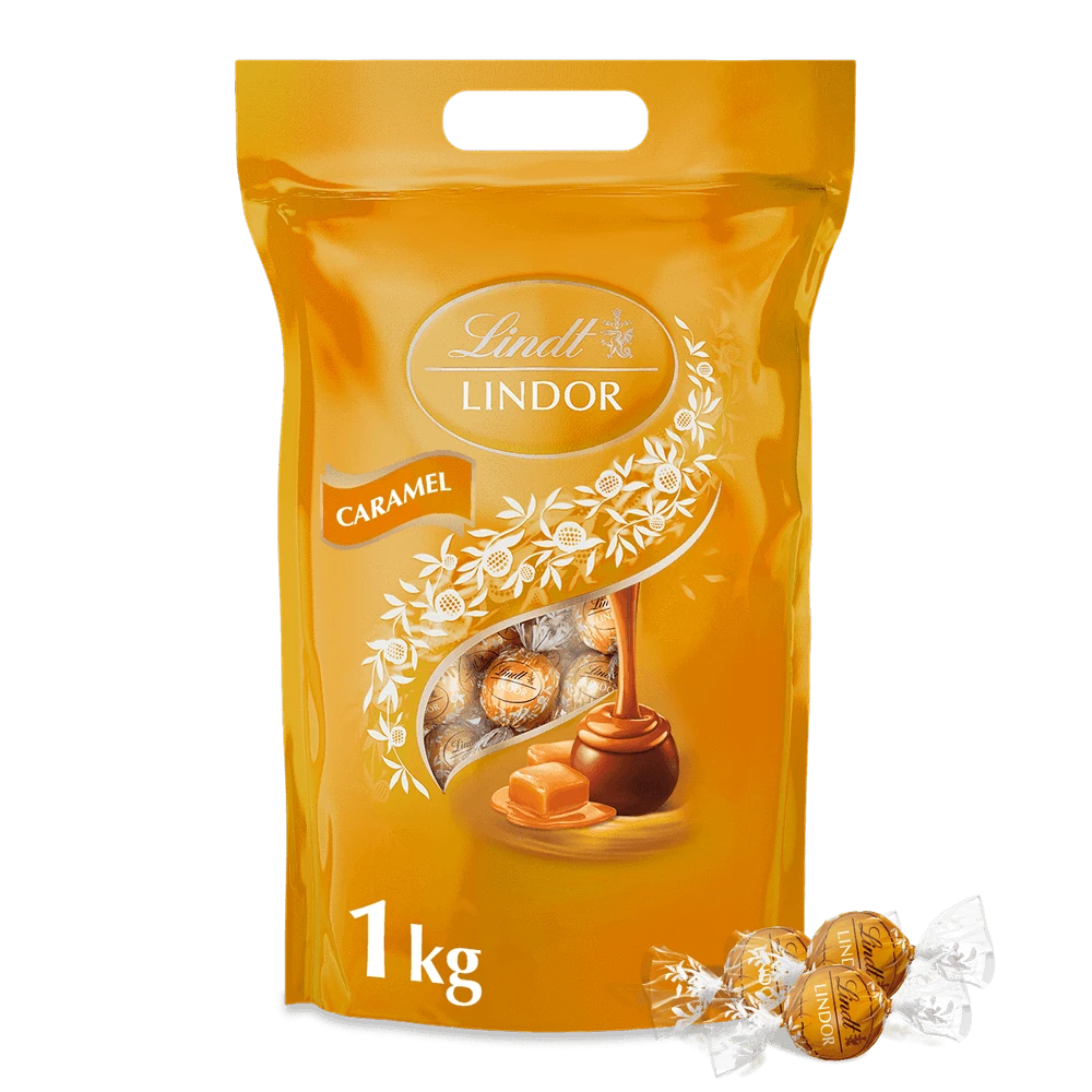 LINDOR Kugel Beutel Caramel, 1000g