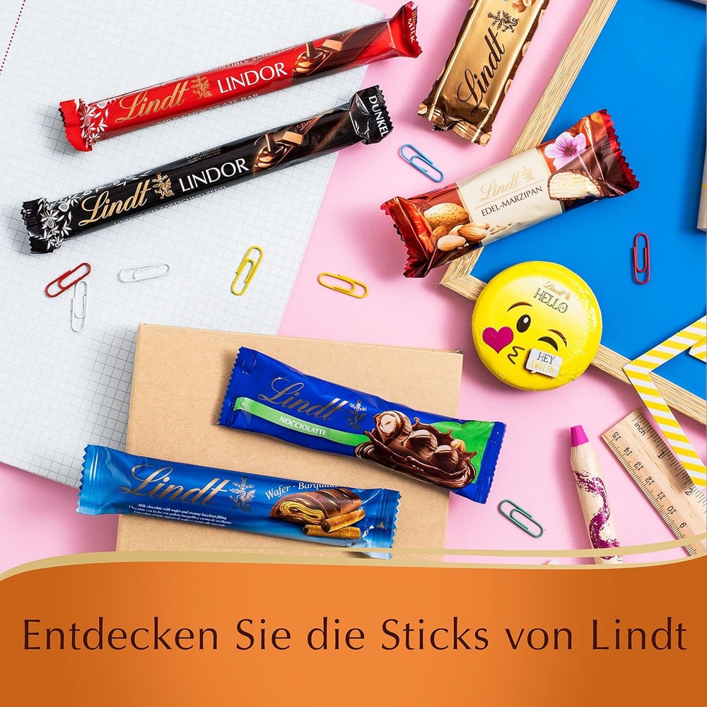 Lindt 18x 35g Wafer Milchschokolade Waffel RIEGEL 630g