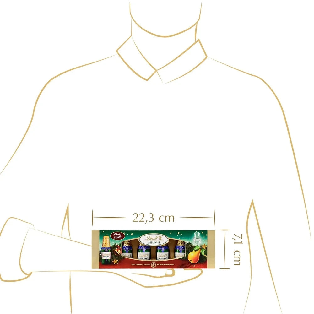 Lindt Alkohol-Fläschchen Williams 131 g