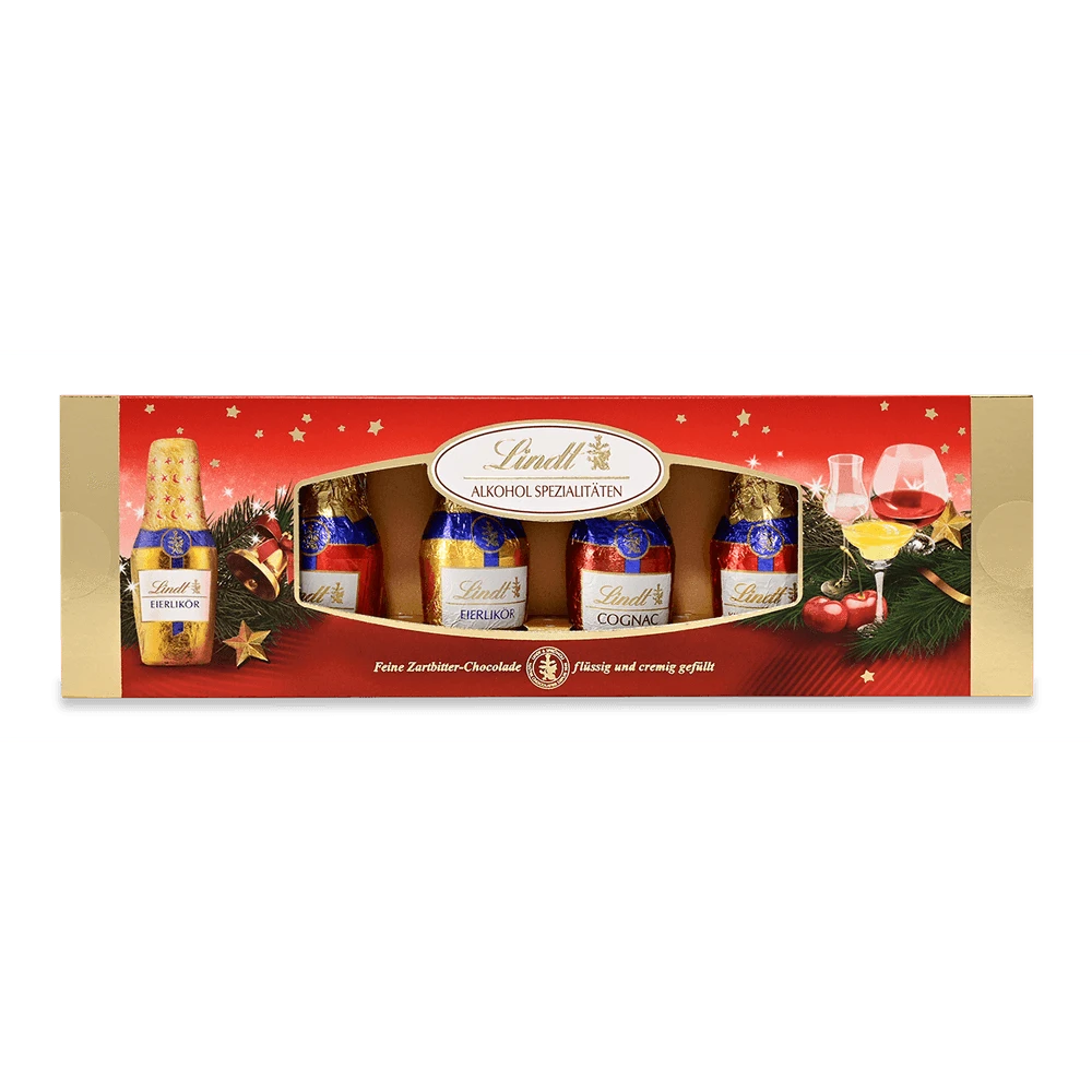 Lindt Alkohol-Spezialitäten Fläschchen Mischung 131 g