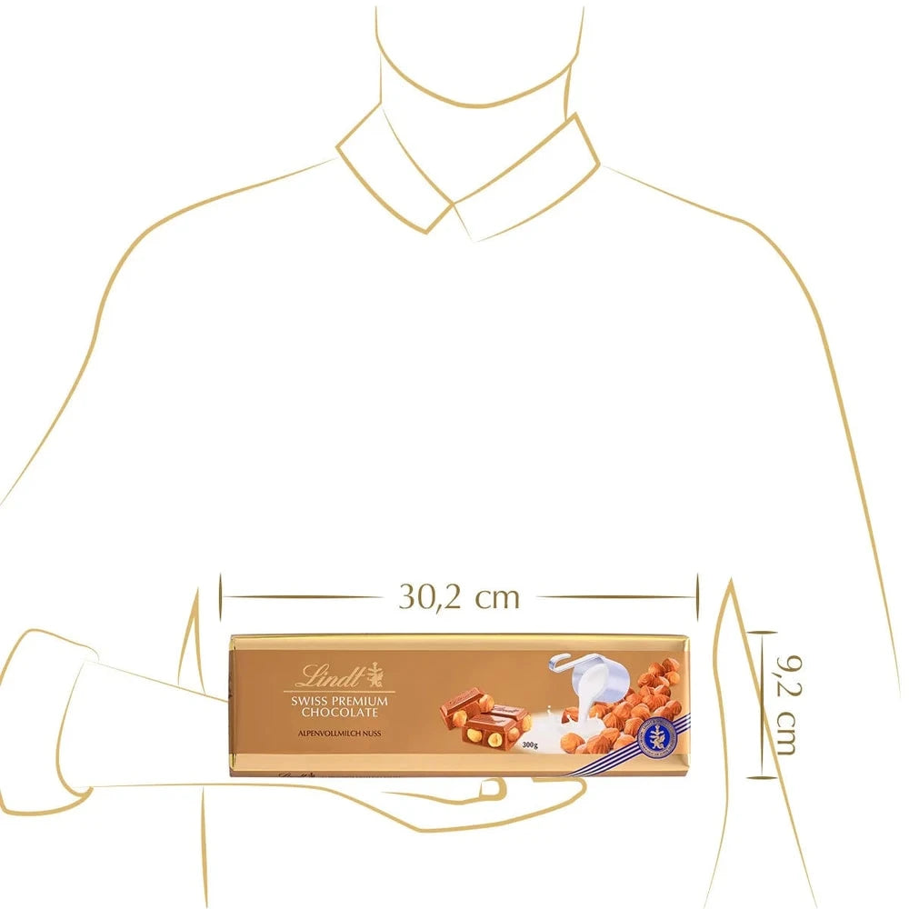 Lindt Alpenvollmilch Nuss, 300g