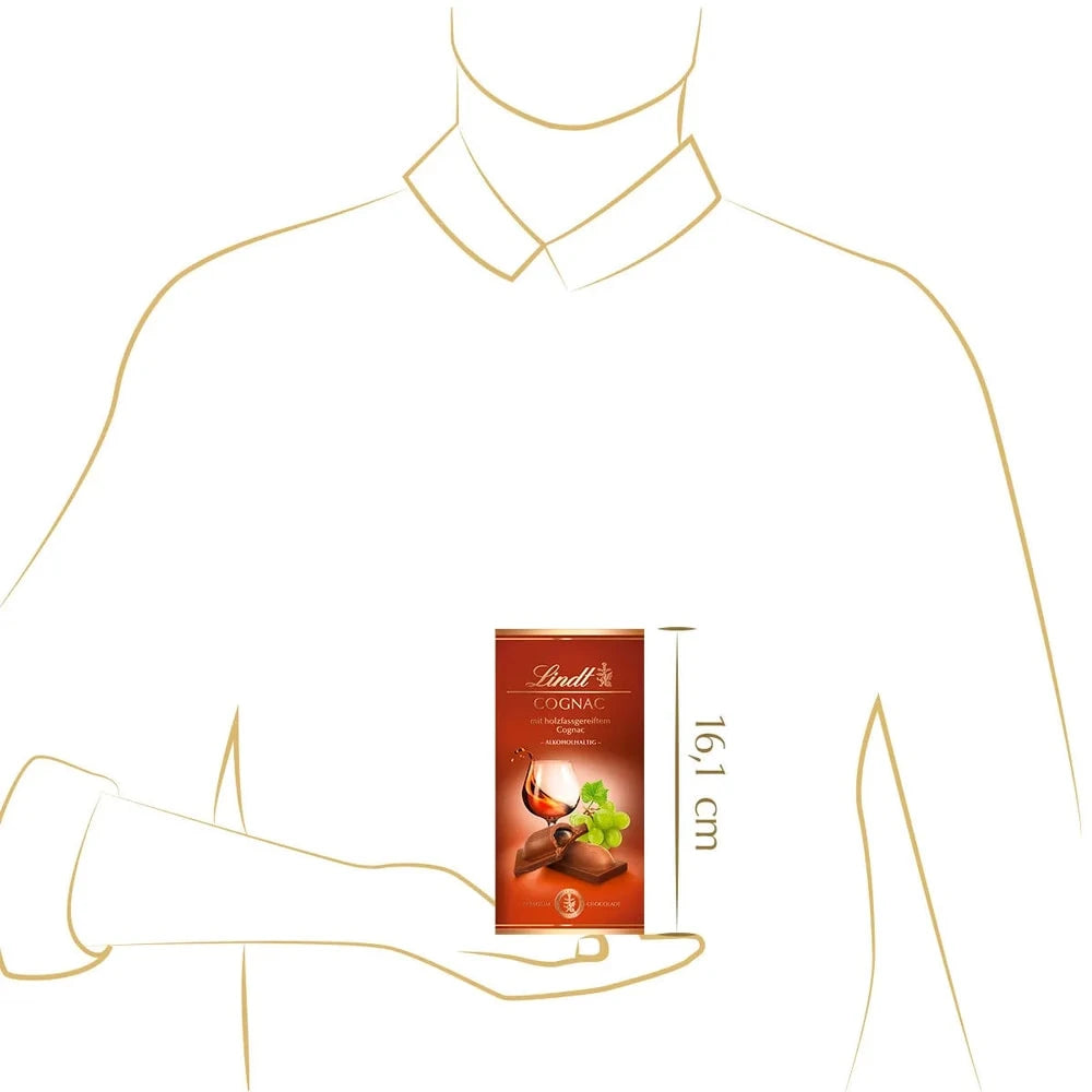 Lindt Cognac Vollmilch Tafel 100g