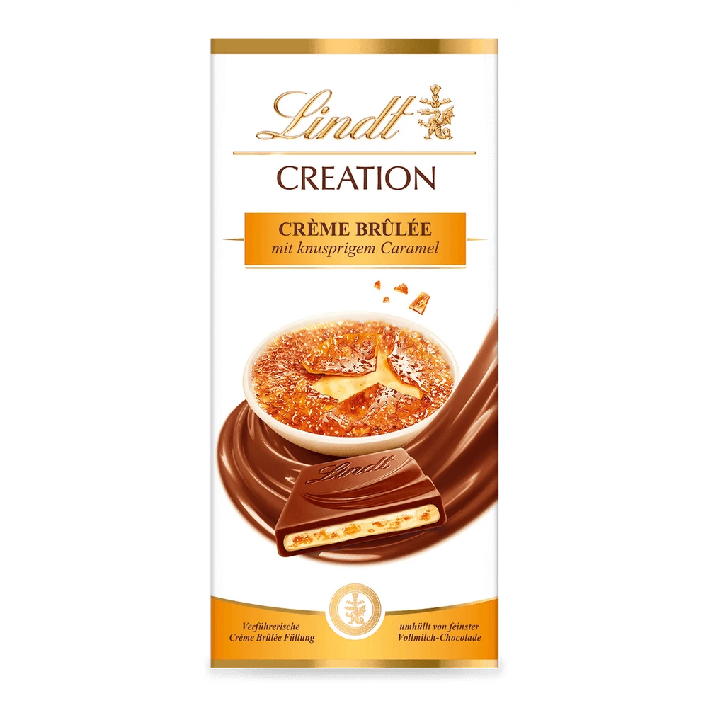 Lindt Creation Creme Brulee Schokolade Karamell & Buskuit - 150g