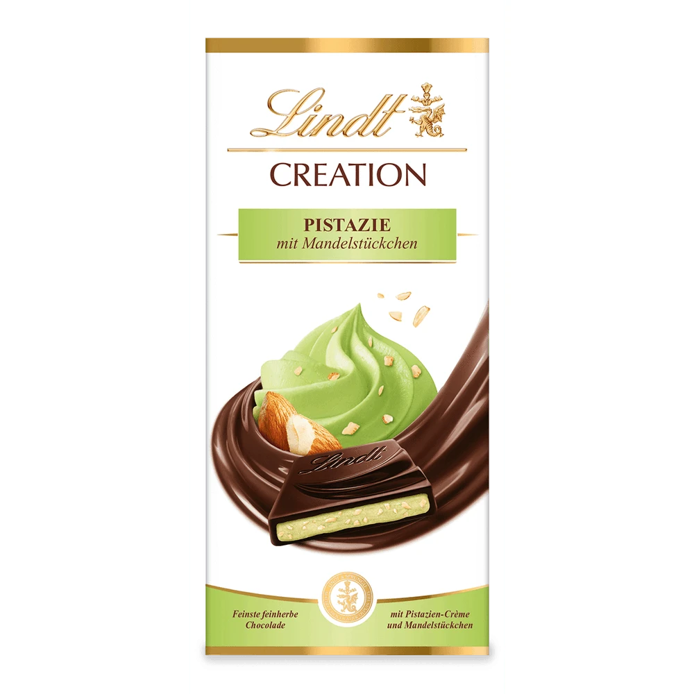 Lindt Creation Pistazie & Mandel Stückchen - Schokolade - 150g