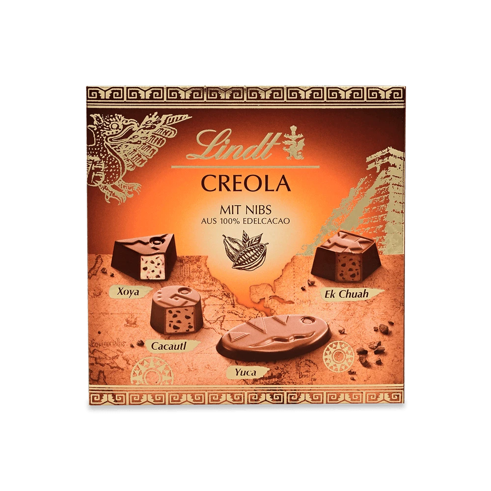 Lindt Creola Pralines, Schokolade, 100g Packung