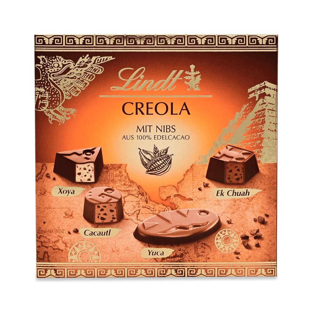 Lindt Creola Pralines, Schokolade, 165g Packung
