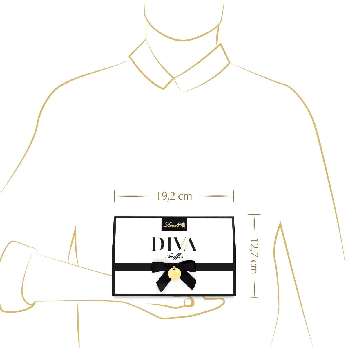 Lindt DIVA Pralinés Trüffel Clutch 114g Geschenkbox 58c806-2