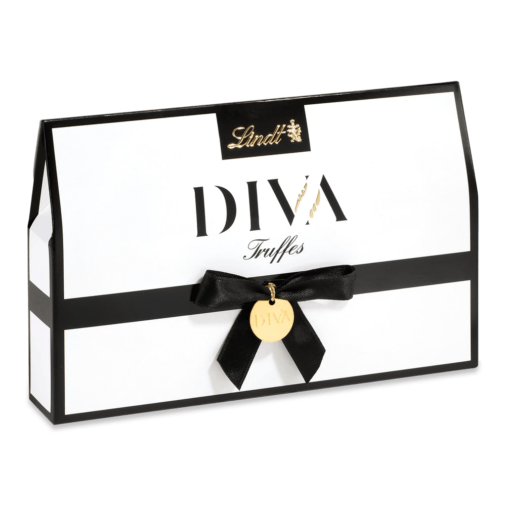 Lindt DIVA Pralinés Trüffel Clutch 114g Geschenkbox