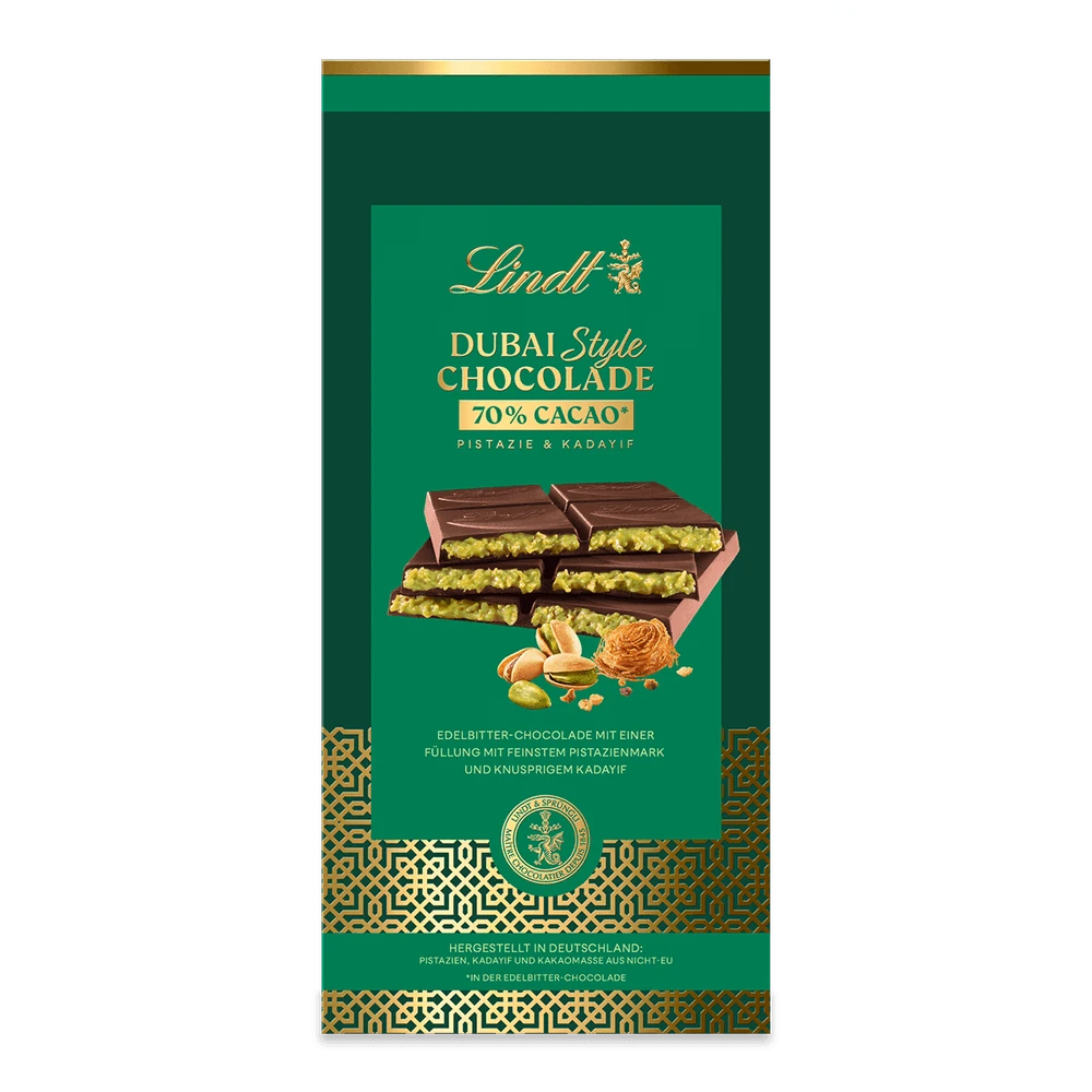 Lindt Dubai Style Chocolade Dunkel, 145g