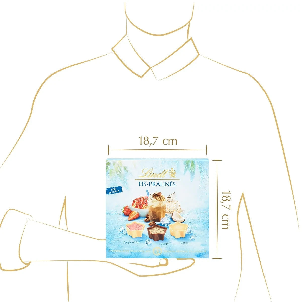 Lindt Eis Pralinen Mix Spaghetti Eis Eiscafe Cocos, 148g 58c806-2