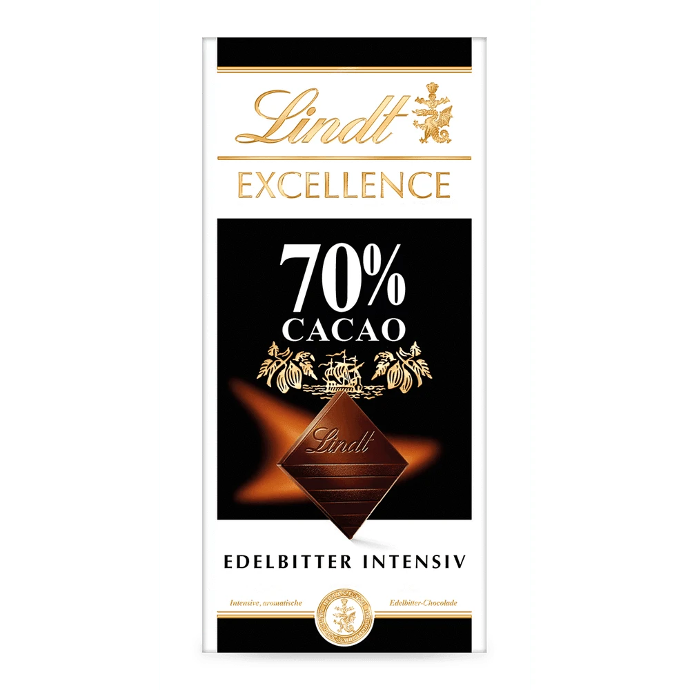 Lindt Excellence 70 % Edelbitter Intensiv 100g
