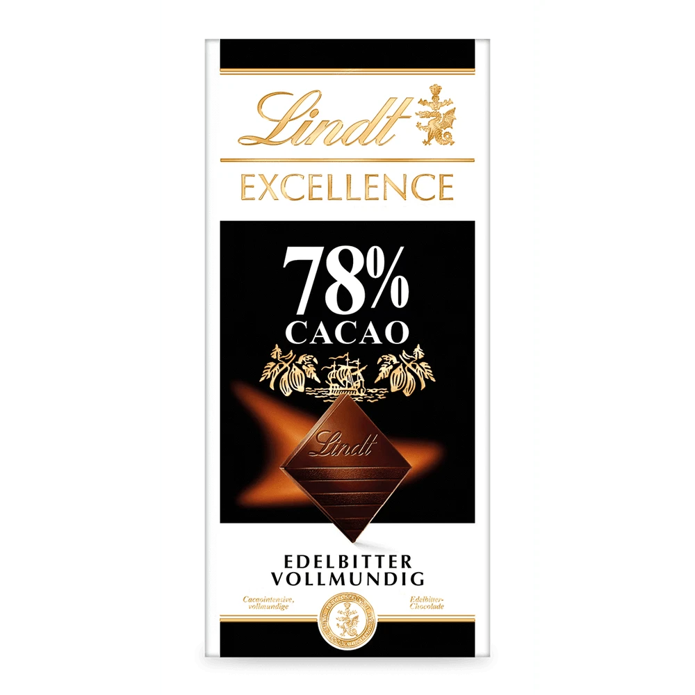 Lindt Excellence 78 % Edelbitter, 100g Tafel