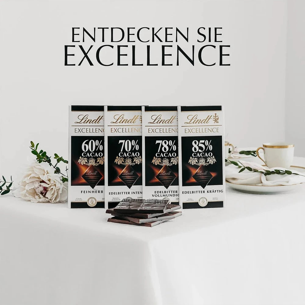Lindt Excellence 78 % Edelbitter, 100g Tafel