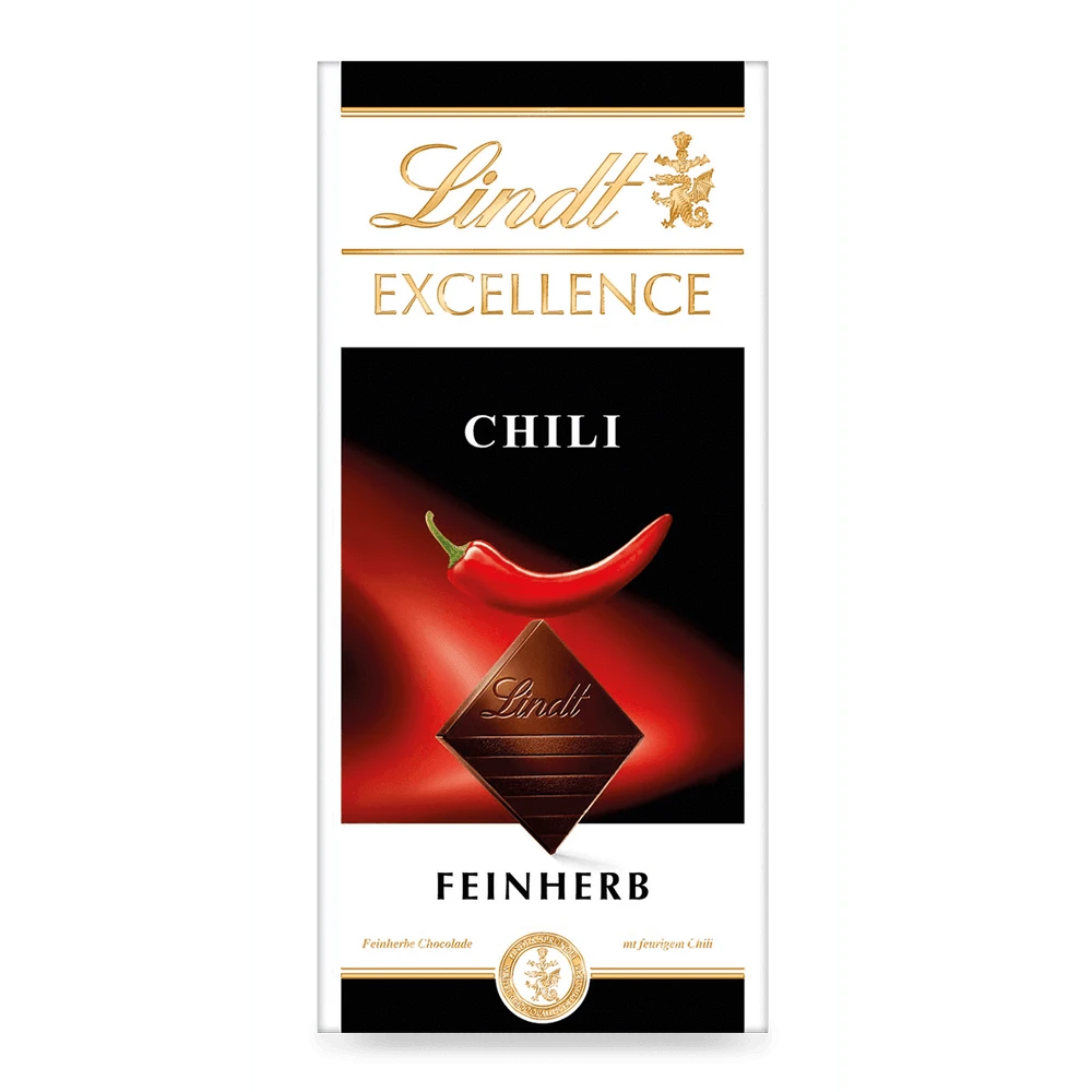 Lindt Excellence Chili Schokolade 100g Tafel