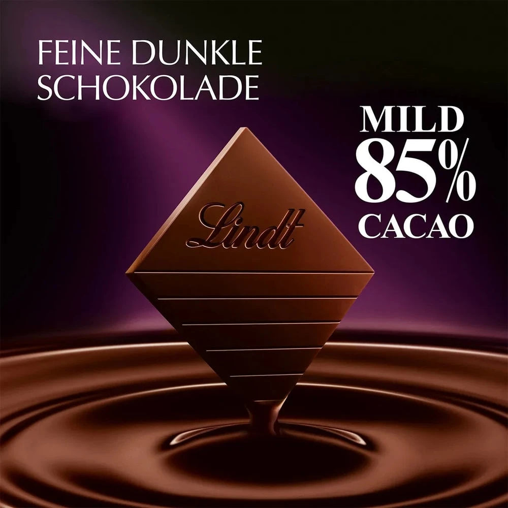 Lindt Excellence Edelbitter Mild 85% Cacao, Schokolade, 100g Tafel