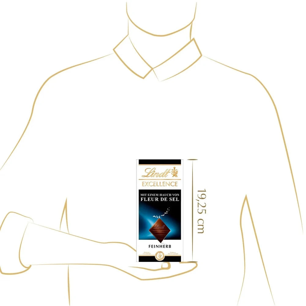Lindt Excellence Fleur de Sel, Meersalz, Schokolade, 100g