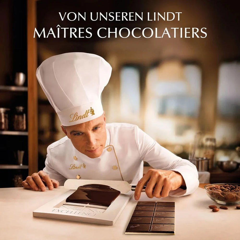 Lindt Excellence Fusion 70% Kakao & Weiße Schokolade | Zwei Schichten 100g