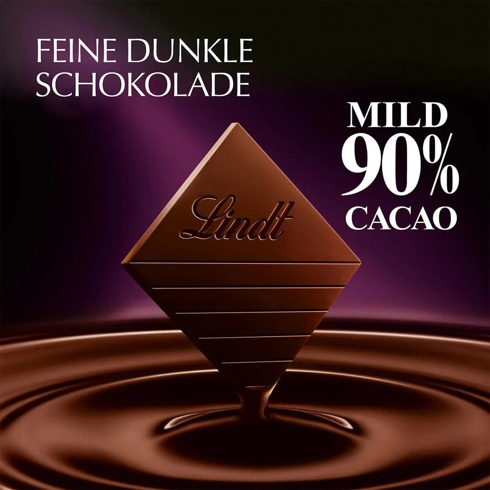 Lindt Excellence Mild 90% Cacao, Schokolade, 100g Tafel
