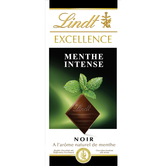 Lindt EXCELLENCE Minze, 100 g – Originalverpackung
