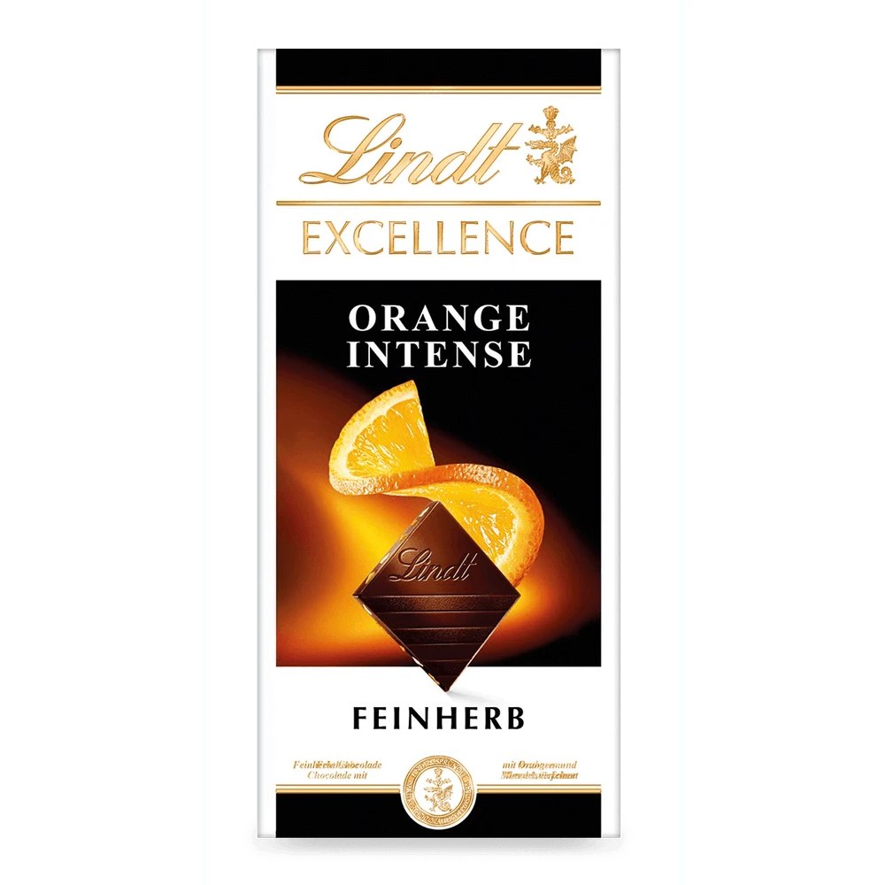 Lindt EXCELLENCE Orange Intense, 100g