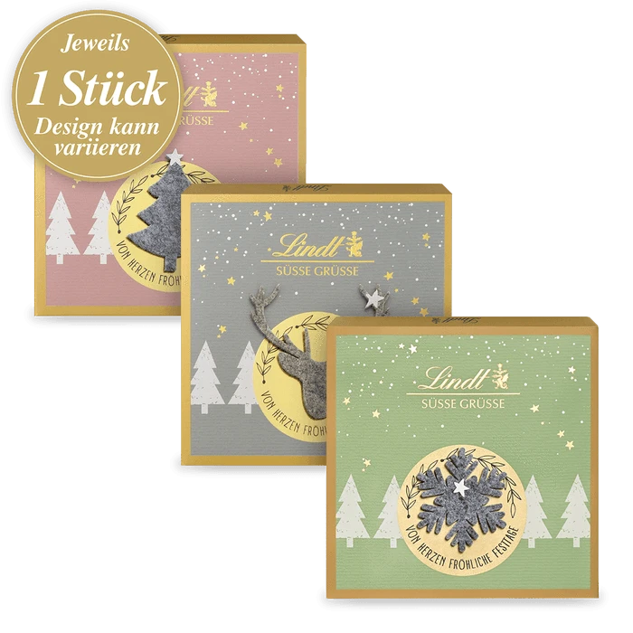 Lindt Filz Edition Süße Grüße Pralinés 175 g