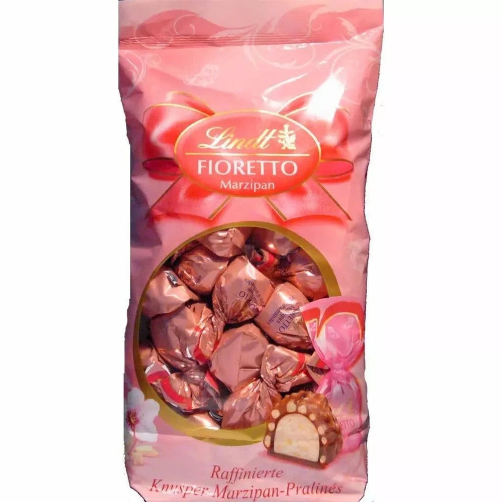 Lindt Fioretto Marzipan & Nougat 600 g – Alpenmilch Schokolade Crisp Pralinen