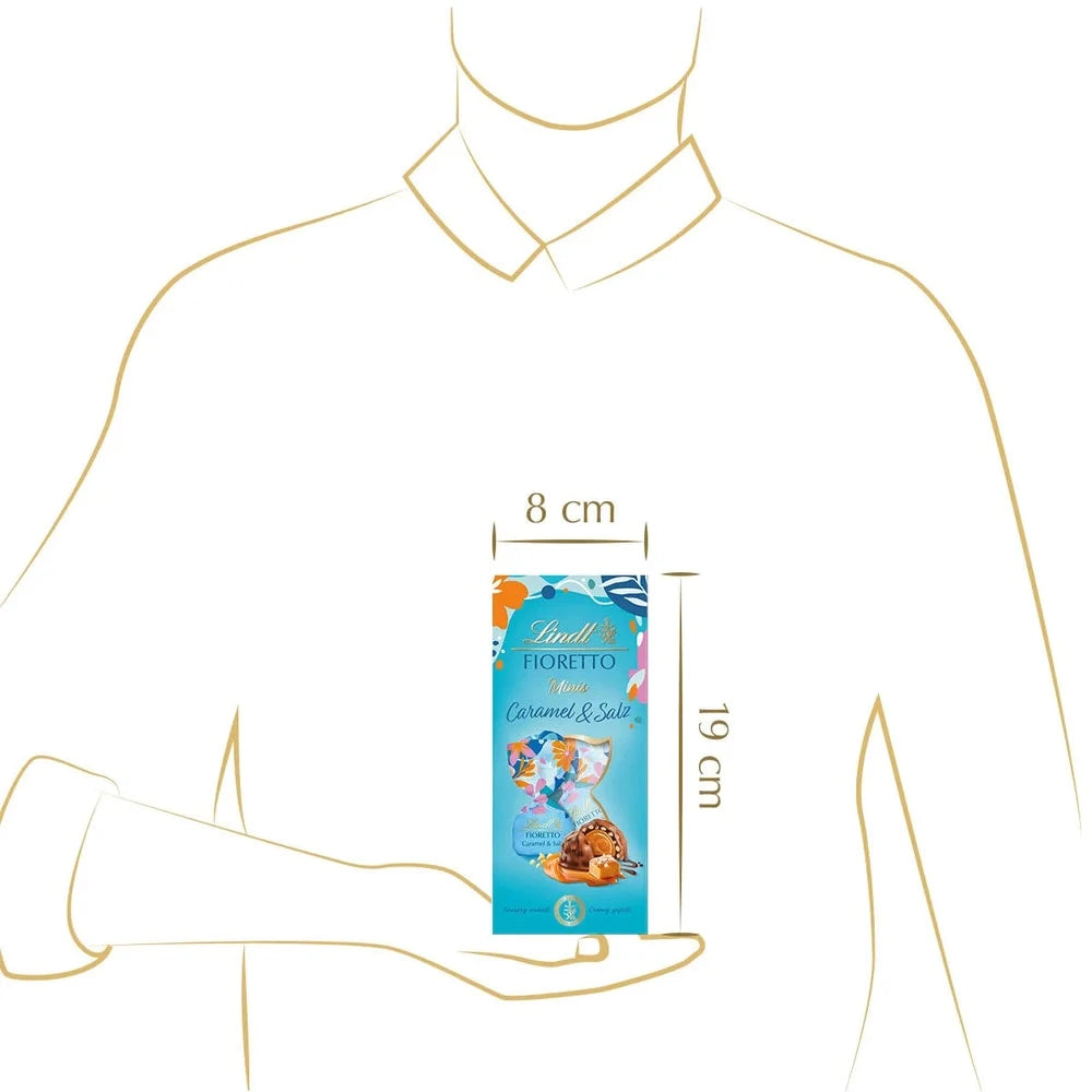 Lindt FIORETTO Minis Beutel Caramel & Salz, 115g