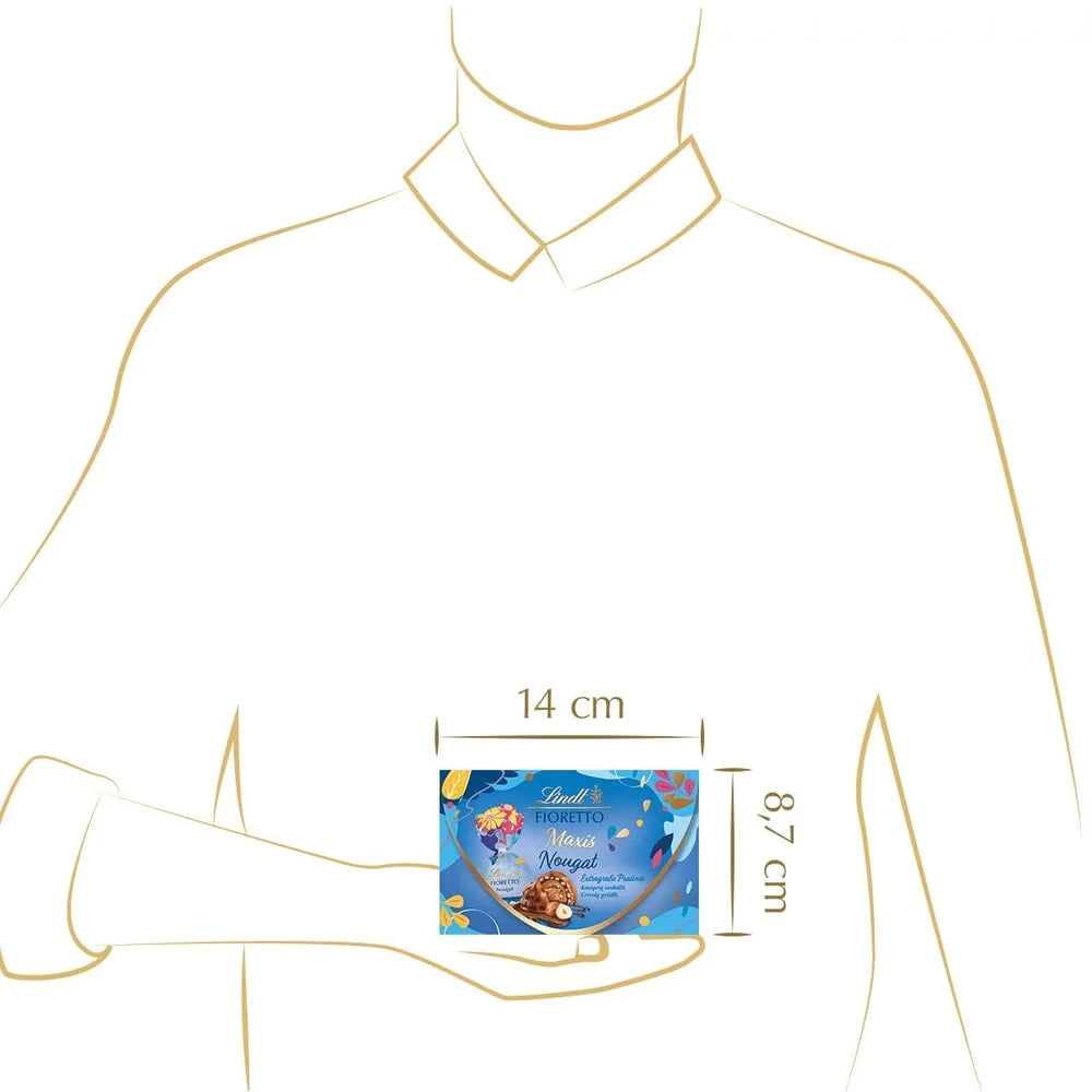 Lindt Fioretto Nougat, Pralinen, 138g Packung