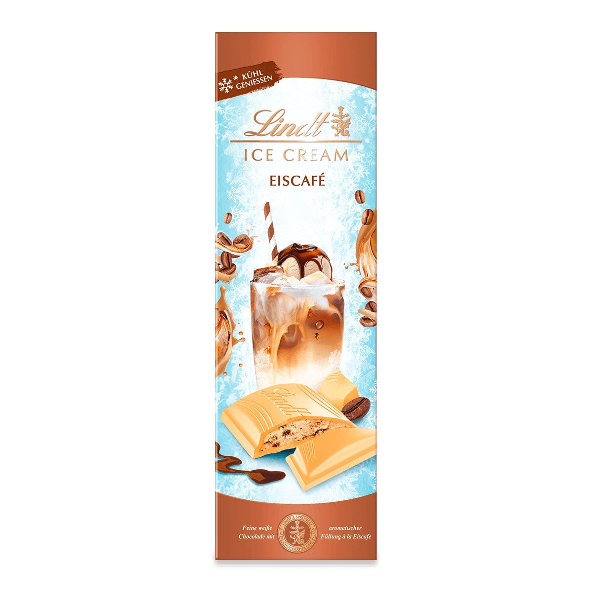 Lindt Gefüllte weisse Schokolade Eiscafe Kaffeecreme 100 g 58c806-2