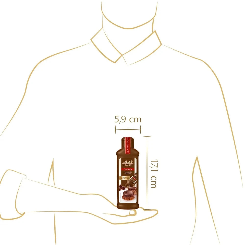 Lindt Glasur Feinherb, 200g MHD 30.07.2026