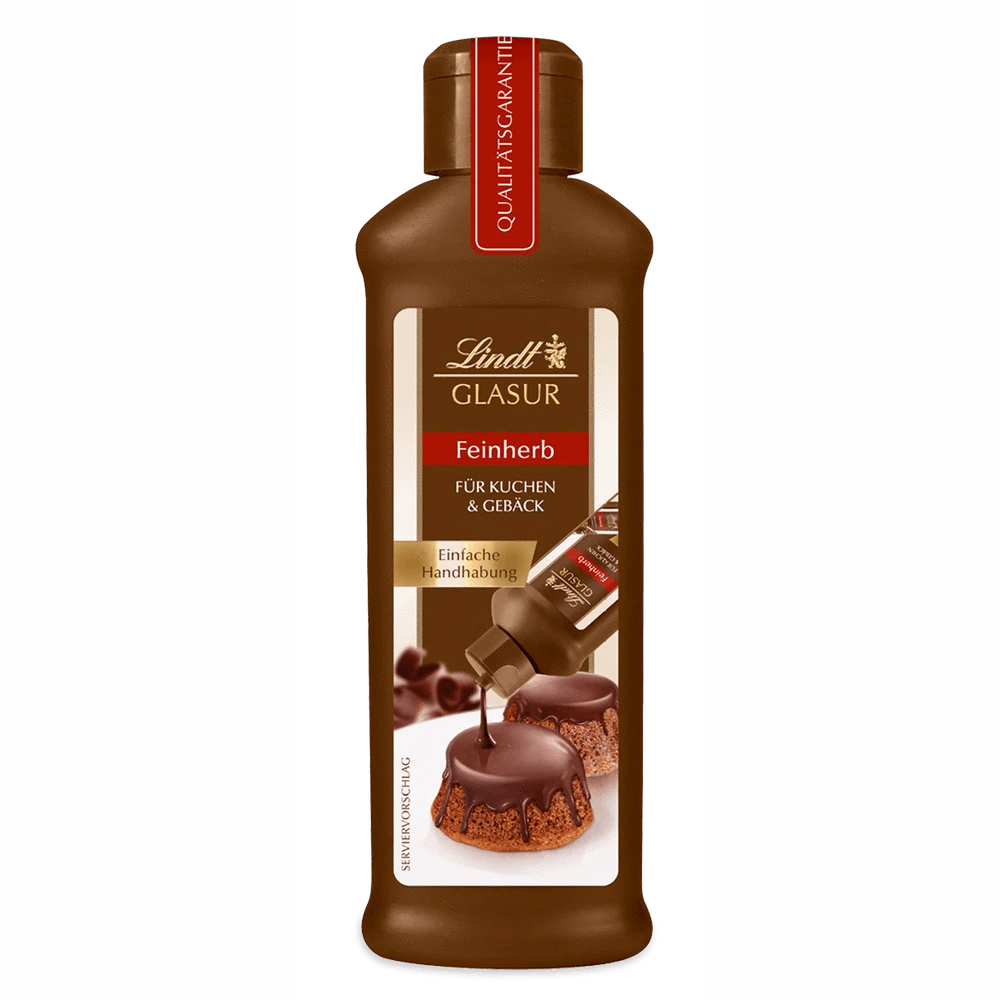 Lindt Glasur Feinherb, 200g MHD 30.07.2026
