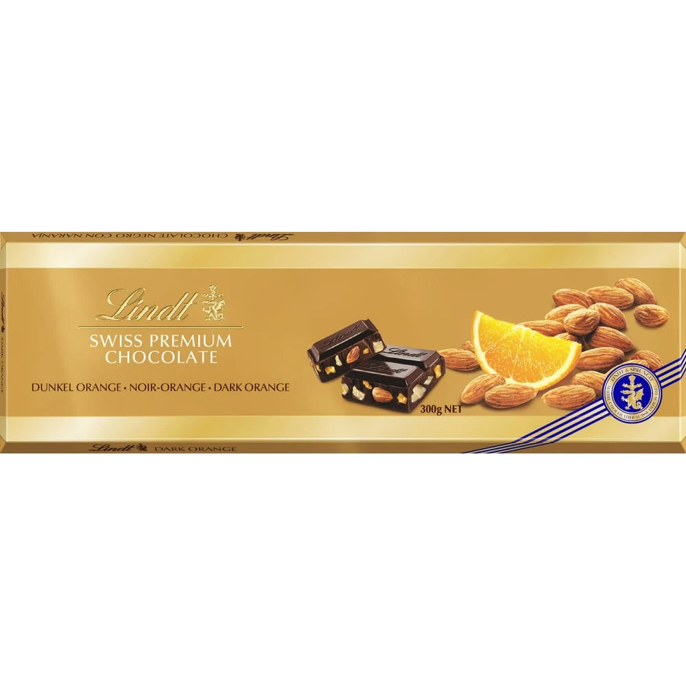 Lindt Goldtafel Dunkle Orange-Mandel 300g