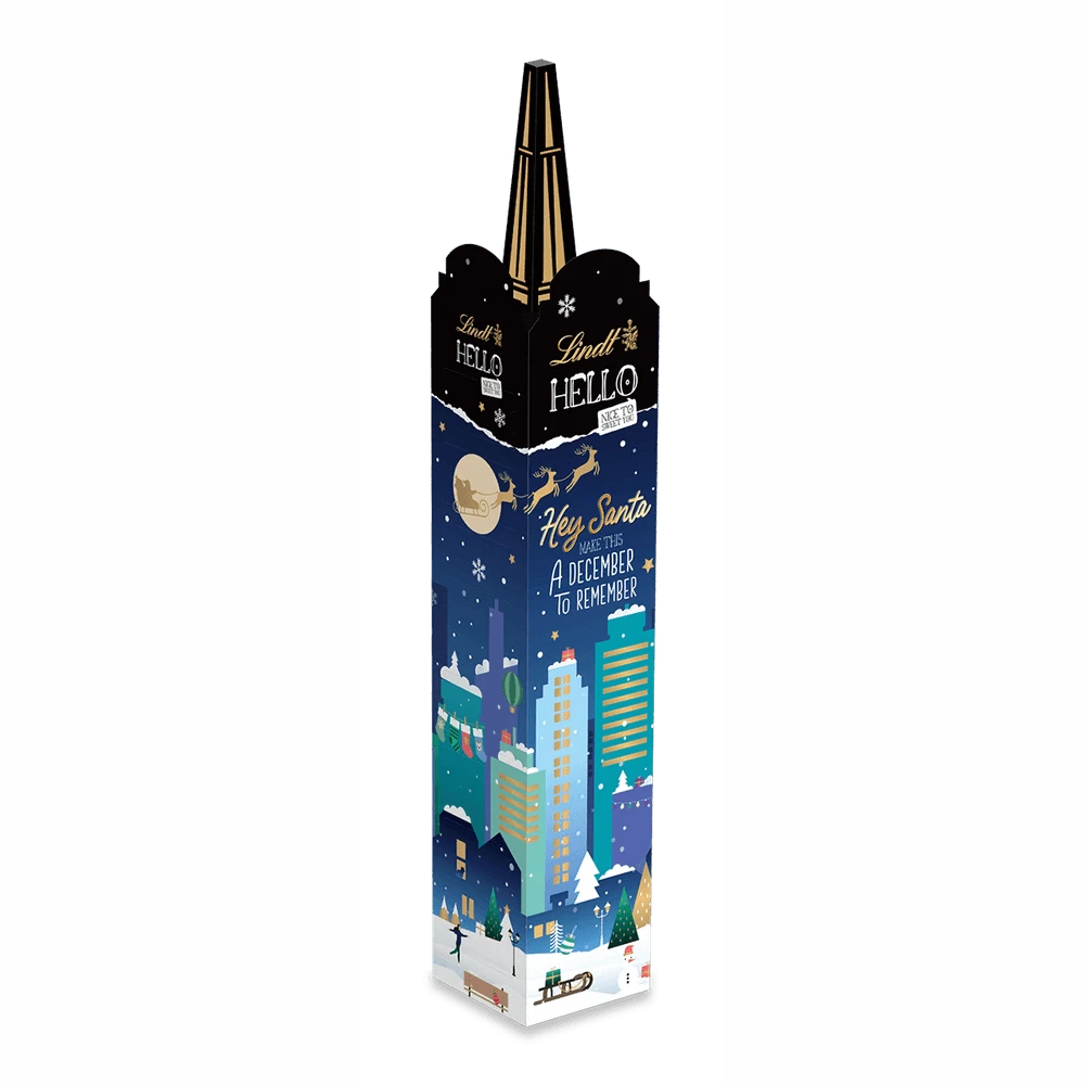 Lindt HELLO Adventskalender Tower 244 g