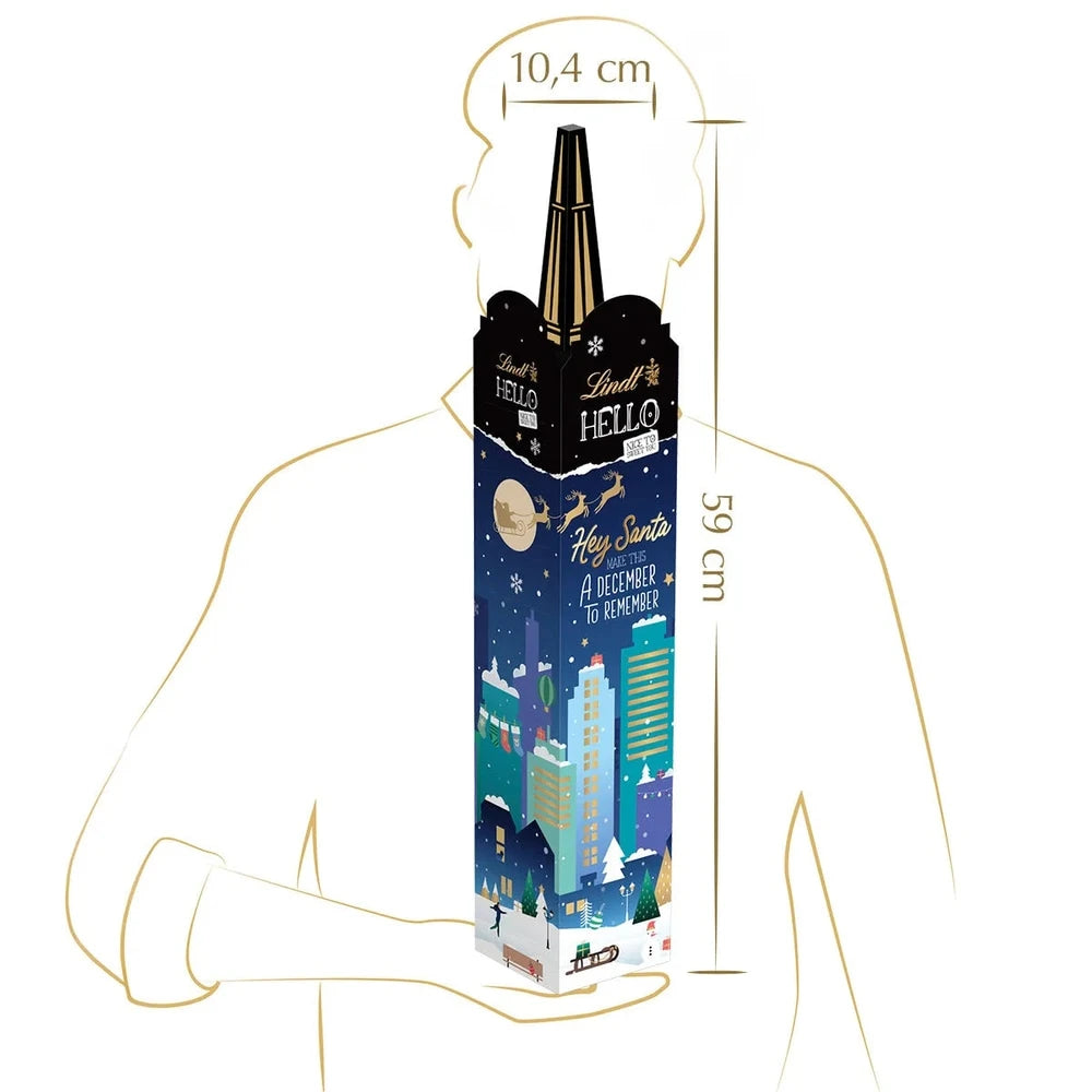 Lindt HELLO Adventskalender Tower 244 g