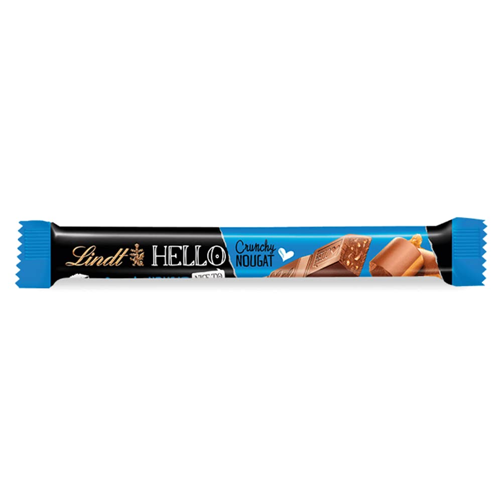 Lindt Hello Nougat Crunch Stick, Schokolade, 24x39g