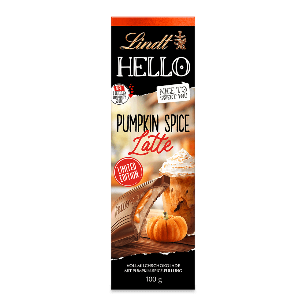 Lindt HELLO Pumpkin Spice 100 g