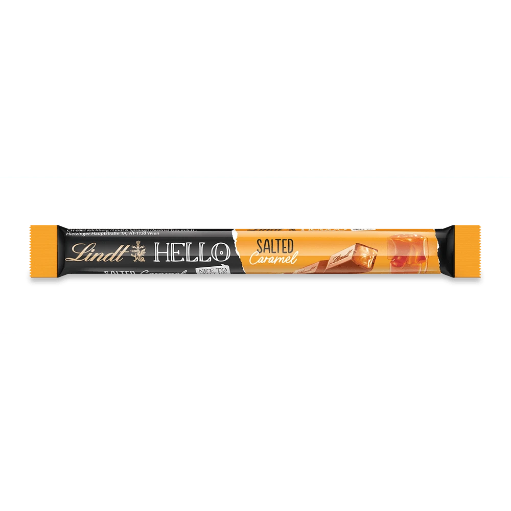Lindt Hello Salted Caramel Stick, Schokolade, 24x39g