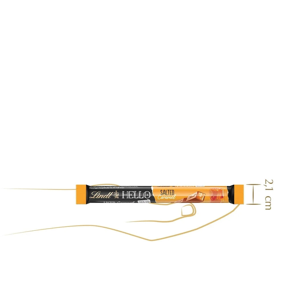 Lindt Hello Salted Caramel Stick, Schokolade, 24x39g