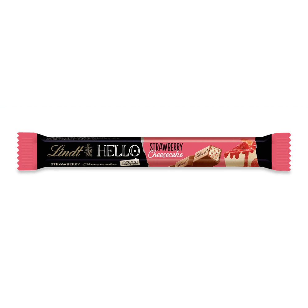 Lindt Hello Strawberry Cheesecake Stick 24x37g